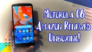 Motorola G6 for Tracfone - Amazon Renewed Unboxing! (only $35!)