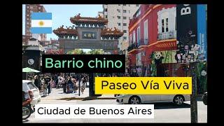 BARRIO CHINO y paseo gastronómico VÍA VIVA en el barrio de BELGRANO en la ciudad de BUENOS AIRES.