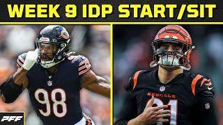 2024 Week 9 IDP Start or Sit | PFF Fantasy Podcast