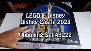 Unboxing LEGO Disney Castle 2023 (Set 43222)