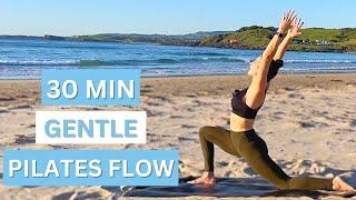 30 MIN GENTLE PILATES FLOW | At Home Mat Pilates (No Equipment)