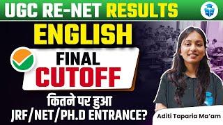 UGC NET English Cut Off 2024 | PHD/NET/JRF English Cut off | UGC NET Result 2024 | Aditi Taparia