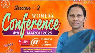 |Womens Conference Live Service||స్త్రీల సదస్సు ప్రత్యక్ష ప్రసారం||LIVE||Dt:04-MARCH-2025||