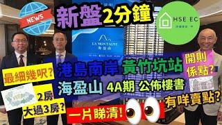 海盈山 la montagne 4A期 公佈樓書最細幾呎點解2房比3房大開則係點 有咩賣點一片睇清新盤新聞  樓市新聞  新樓盤  睇 新樓  香港樓市  買樓 睇樓  hseec 港樓專家