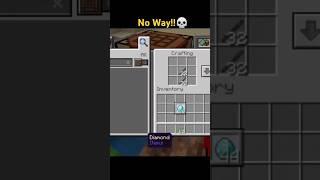 Minecraft No Way #minecraft  #short #viral
