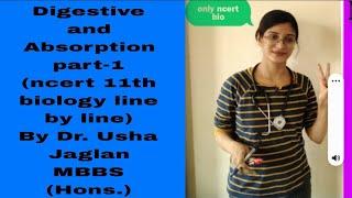 Neet Ug 2023 Digestion and Absorption//digestive system// Digestion and Absorption  ncert 11th