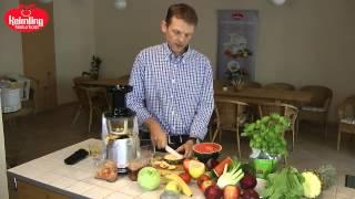 Obst-Gemüsesaft selber machen mit der Fruitstar Saftpresse