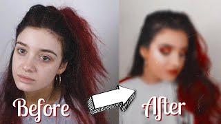 how to ROCK red hair - makeup, hair & outfit // khlo ko.