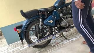 Mini Punjabi Silencer On Classic 350 BS-3 - 2015