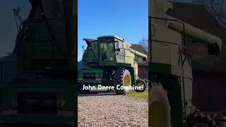 John Deere 6620 Combine! #shorts #short #farming #haymaking #farmlife #johndeere #harvest