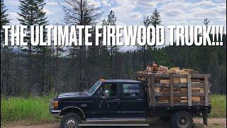 The ultimate firewood truck!!! Ford F-350! AKA “Nicki”