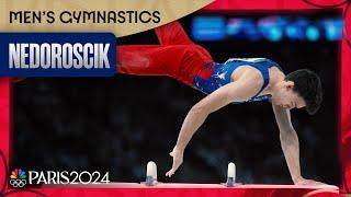 Stephen Nedoroscik pushes U.S. to bronze with CLUTCH pommel horse routine | Paris Olympics