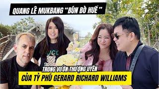 Quang Lê Ăn Bún Bò Trong Vườn Thượng Uyển Tỷ Phú Richard Williams - Khám Phá Ngôi Nhà 30 Triệu Đô