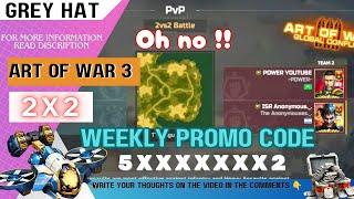 Art of War 3: Global Conflict | 2x2 Battle Review &  Promo Code Giveaway!