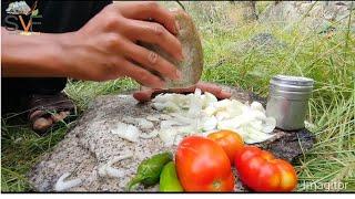 Mountain Fresh |  Simple Local Bread Topping Recipe with a Breathtaking View | Organic Village Food