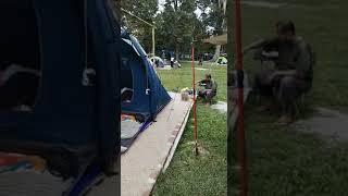 Family camping at Kebun Cinta