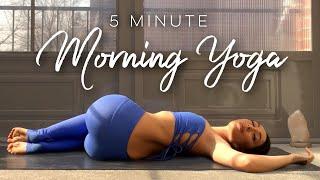 5 Minute Yoga - This is The BEST Morning Yoga In Just 5 MINUTES!