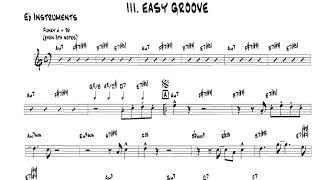 III. EASY GROOVE  Bob Mintzer: 14 Blues & Funk Etudes - For Eb