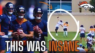 The Denver Broncos QBs Just Went INSANE At Training Camp... | Broncos Training Camp News |