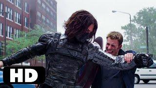 Captain America vs Winter Soldier | Captain America: The Winter Soldier (2014) Movie Clip HD