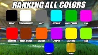 Ranking All Rocket League Colors 2022 - Rocket League