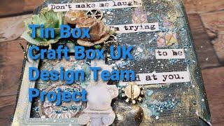 Tin Box - Craft Box UK Design Team project