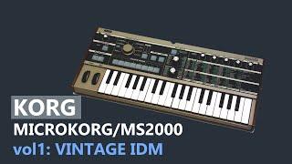 KORG MICROKORG & MS2000/R - VINTAGE IDM