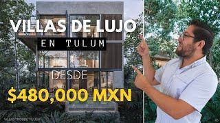 Villas en TULUM $480,000 MX para VACACIONAR e INVERTIR. ¡DE POR VIDA!