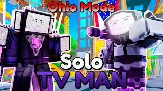 UTILIZÉ SOLO UNIDADES TV en OHIO MODE...  | Toilet tower defense Roblox