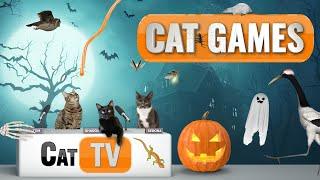 Cat Games | Purranormal Playtime: A Spooky Halloween Cat TV Special  | Videos For Cats to Watch 