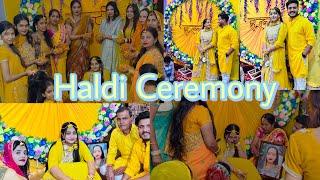 Haldi ceremony vlog || Bahan ki shadi || Haldi ki rasam || Shubham mamta vlog