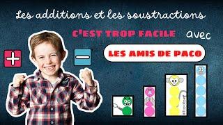 Comment apprendre les TABLES d'ADDITION et de SOUSTRACTION en s'amusant avec des PERSONNAGES