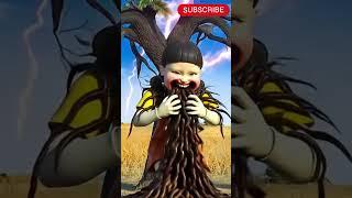Squid game ai update bhoot wala horror video with centipede #centipede #squidgame2 #horror #bhoot