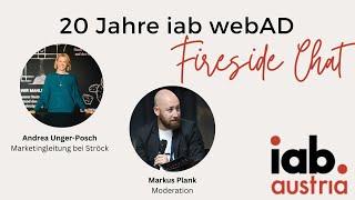 iab Fireside Chat mit Andrea Unger-Posch, Ströck