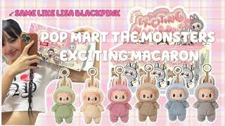 𐙚 POPMART LABUBU THE MONSTERS EXCITING MACARON WHOLE SET ASMR UNBOXING  SAME LIKE BLACKPINK LISA