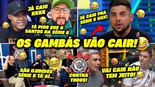 BORA RIR DAS REAÇÕES DOS RIVAIS E DA IMPRENSA DIZENDO QUE O TIMÃO IRIA CAIR PRA SÉRIE B KKKK! REACT