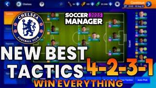 Best SM25 Tactic WIN ALL GAMES | Soccer manager 2025