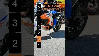 Maximum speed for each gear on a KTM 1290 Super Adventure R