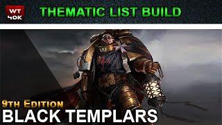 Thematic List Build:  Black Templars - 9th Edition Warhammer 40k