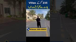 Big villas in Plot Price | Chance Deal For Home Buyer | 235 Yards Bahria Town Villas in low Price