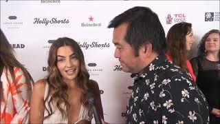 Kayla Compton Carpet Interview for In Training | HollyShorts Film Festival 2022