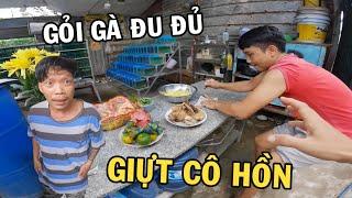 Giựt Cô Hồn tại Trại Cá Betta Nghĩa Hiền và món Gỏi Gà Đu Đủ siêu ngon