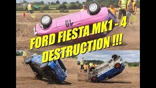 Ford Fiesta MK1-MK4 Destruction !! - BEST OF FADAS 2024