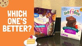 Which Store Brand Gluten Free brownie mix is better?