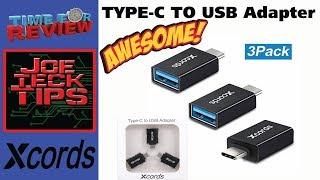 Xcords Type C to USB adapter | Review | JoeteckTips