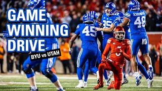 Game Winning Final Drive at Utah | BYU Football