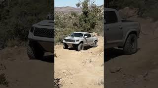 Tundra Prerunner doing rock crawler things #tundralife #prerunner #bigBear #toyotatundra