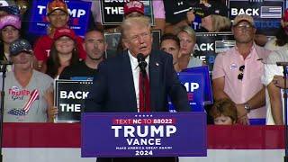 Donald Trump Holds Rally In Charlotte