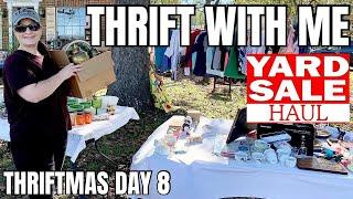 THRIFTING A YARD SALE! Thrift with me• Home Decor THRIFT HAUL! THRIFT SHOP OR YARD SALE?