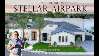 Stellar Airpark Custom Home Built By Forte Homes in Chandler Arizona